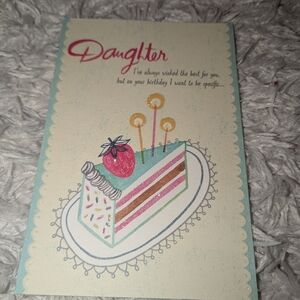 Hallmark Daughter Birthday Card
